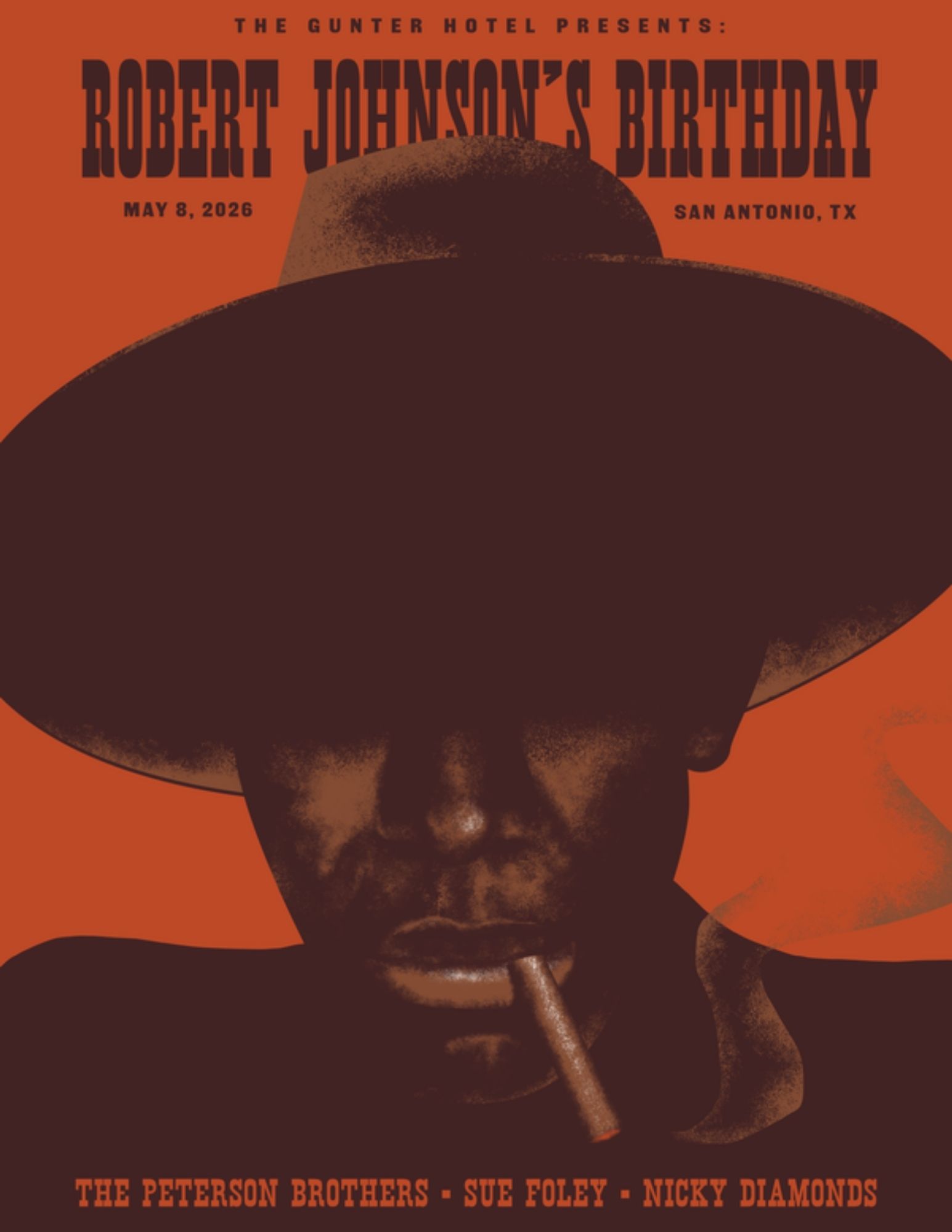 Robert Johnson&rsquo;s Birthday at The Gunter Hotel &mdash; May 8, 2026, San Antonio
