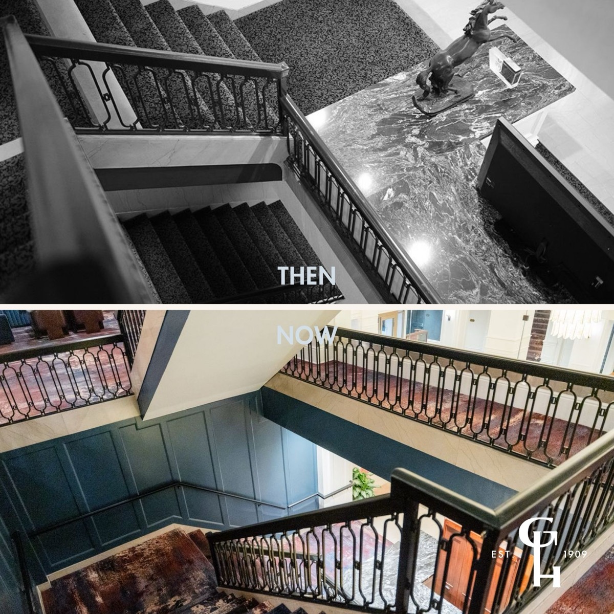 Before and after photo 11 of The Gunter Hotel renovation