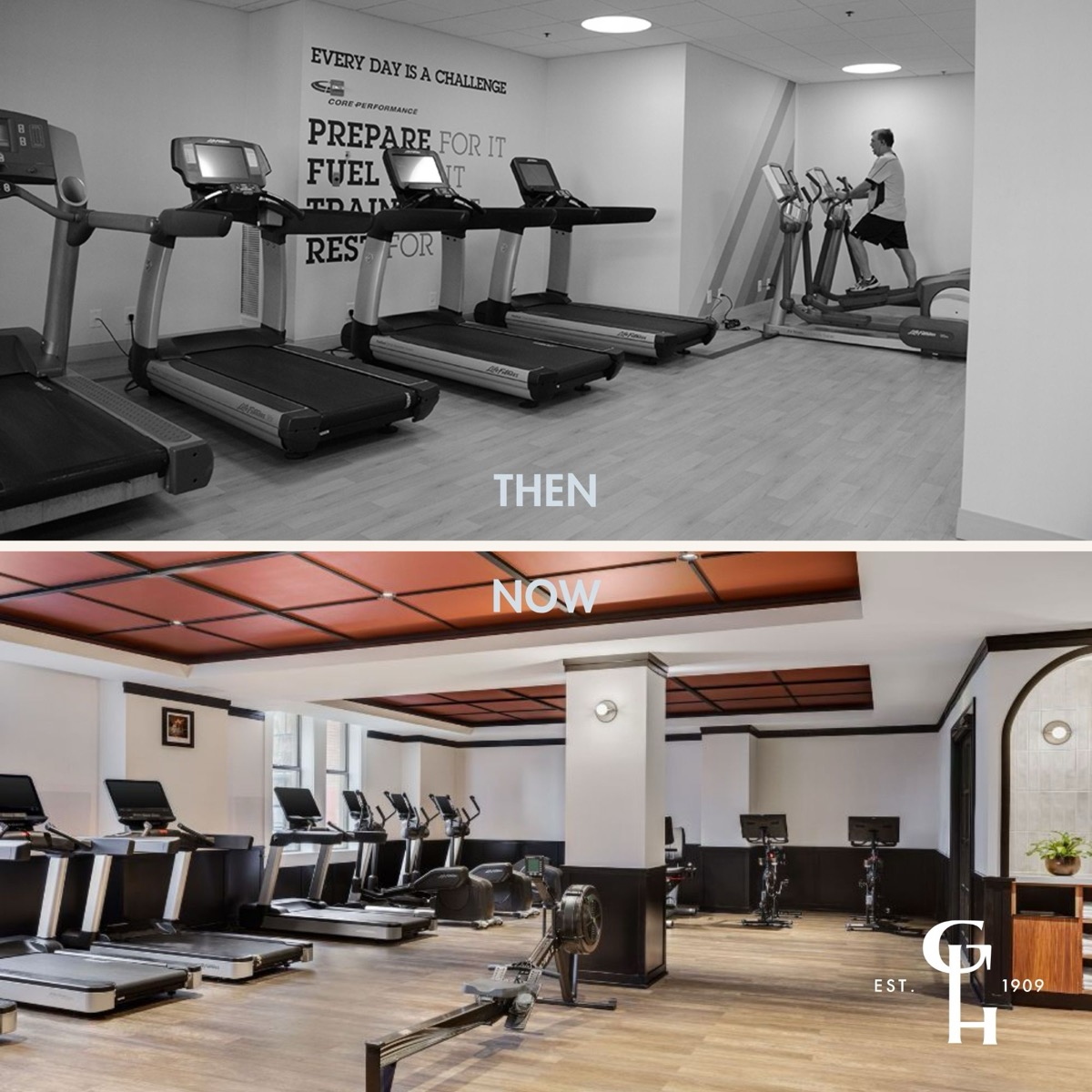 Before and after photo 3 of The Gunter Hotel renovation