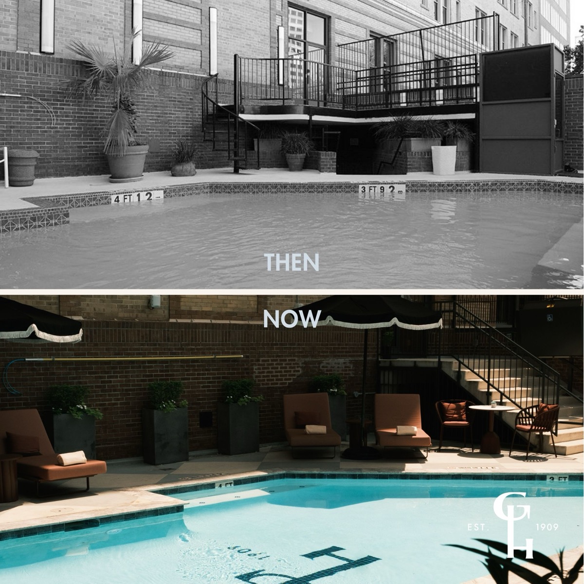 Before and after photo 4 of The Gunter Hotel renovation