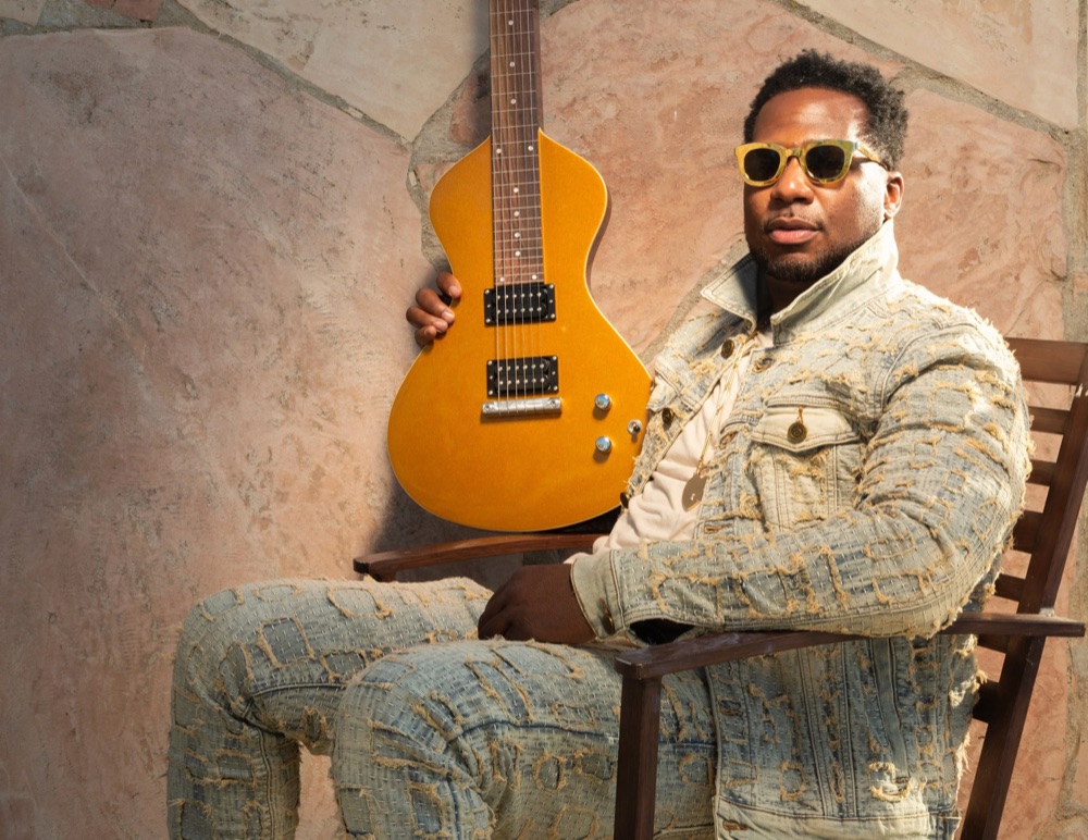 Robert Randolph playing pedal steel guitar, headliner of the Robert Johnson 90th Anniversary Showcase in San Antonio