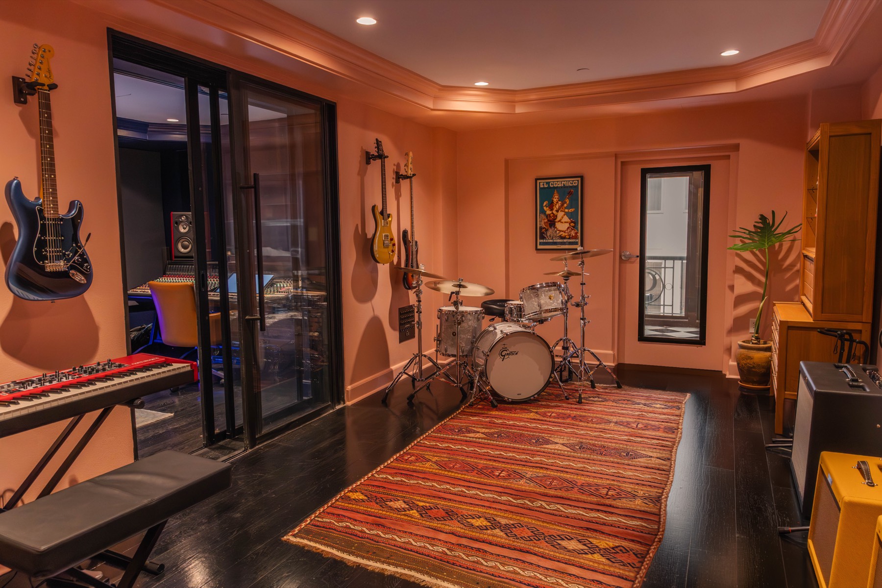 The Gunter Studio recording space in downtown San Antonio
